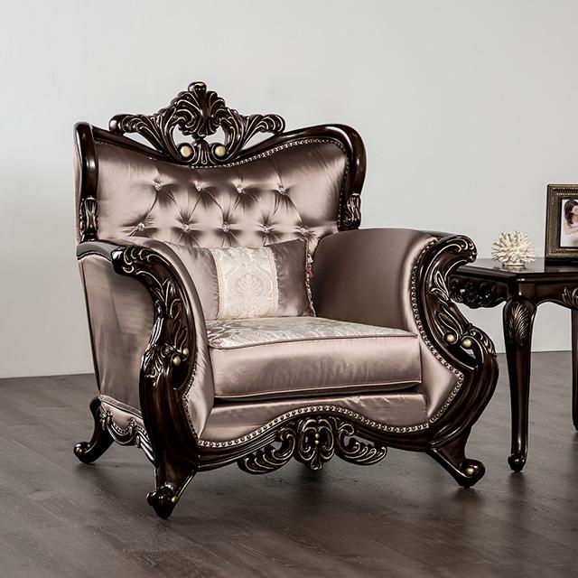 Albacete Chair Cherry & Campage