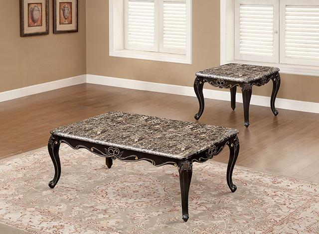 Albacete Coffee Table Walnut & Campage