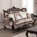 Albacete Loveseat Campage & Walnut