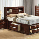 Zosimo Bed Black, Chrome, & Grey