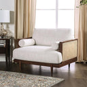 ALESUND Chair, Beige/Light Oak Natural & Brown
