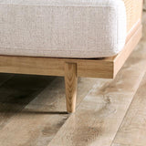 ALESUND Chair, Beige/Light Oak Natural & Brown