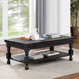CALANDRA Coffee Table, Antique Black