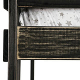 Arlette Twin/Twin Bunk Bed Brown, Black, Gray, & White