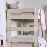 Arlette Twin/Twin Bunk Bed Brown, Black, Gray, & White