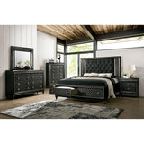 Demetria Metallic Gray Chest