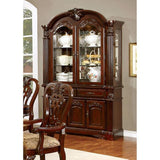 ELANA Brown Cherry Dining Table w/ 18" Butterfly Leaf