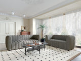 AVERSA Chair, Black, Gray, & White
