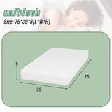 Coreopsis 8" Memory Foam Wave Comfort
