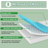 Coreopsis 8" Full Memory Foam Wave Comfort