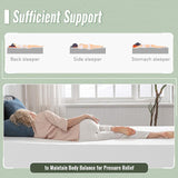 Coreopsis 8" Queen Memory Foam Wave Comfort