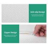 Forsythia 12" Green Tea Gel Memory Foam
