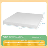 Forsythia 8" Green Tea Gel Memory Foam