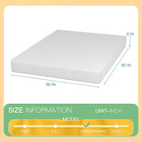 Forsythia 8" Green Tea Gel Memory Foam