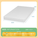 Forsythia 8" Green Tea Gel Memory Foam
