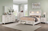 Berenice Chest Gray, White, & Espresso