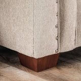 BELSIZE Loveseat Grey, Beige, & Choclate