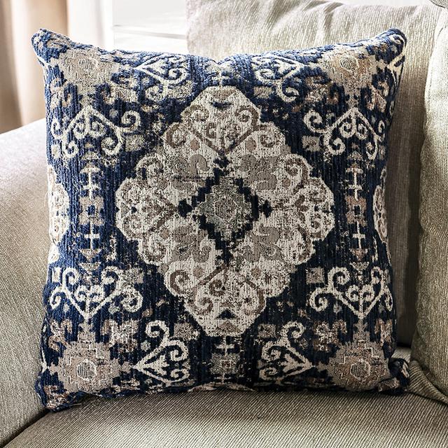 BELSIZE Loveseat Grey, Beige, & Choclate