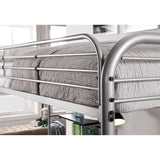 Opal Iii Black & Silver Twin Loft Bed