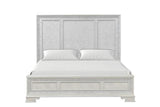 Stella Mia Bed White & White