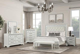 Stella Mia Bed White & White