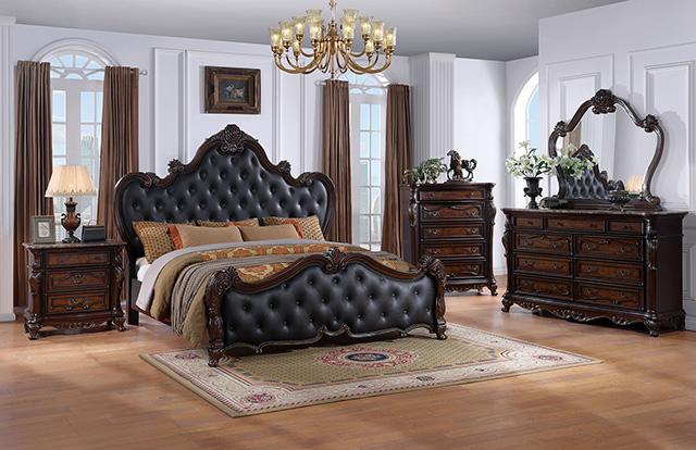 Ventresca Bed White & Chrome