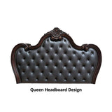 Ventresca E.King & Queen Bed White & Chrome