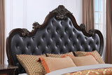 Ventresca E.King & Queen Bed White & Chrome