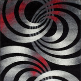 Serang Gray/Red 5' X 7' Area Rug