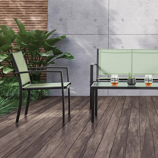 Ibiza 4 Pc. Green Sling Set K/D