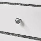 MAGDEBURG Cal.King Bed, Black & White