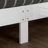MAGDEBURG Cal.King Bed, Black & White