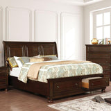 Castor Bed Black, Chrome, & White