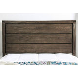 Rexburg Wire-Brushed Rustic Brown E.King & Full Bed