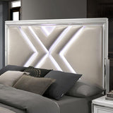 Emmeline 4 & 5 Piece Queen Bedroom Set Gray & White