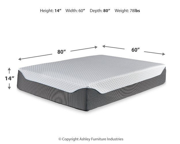 14 Inch Chime Elite Mattress Set - M&M Furniture (CA)