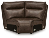 ModZ Power Reclining Sectional with Audio Consoles