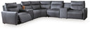 ModZ Power Reclining Sectional with Audio Consoles