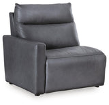 ModZ Power Reclining Sectional with Audio Console