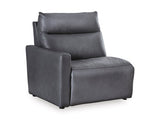 ModZ Power Reclining Sectional Loveseat with Audio Console