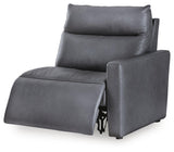 ModZ Power Reclining Sectional with Audio Console