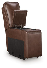 DeepWakes Reclining Sectional with Storage Console