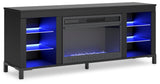 Cayberry 60" TV Stand with Electric Fireplace