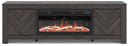 Cayboni 71" TV Stand with Electric Fireplace