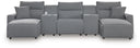 Modmax II Power Reclining Sectional with Chaise and Consoles