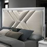 Emmeline 4 & 5 Piece Queen Bedroom Set Gray & White
