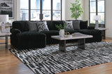 Midnight-Madness Sectional with Chaise