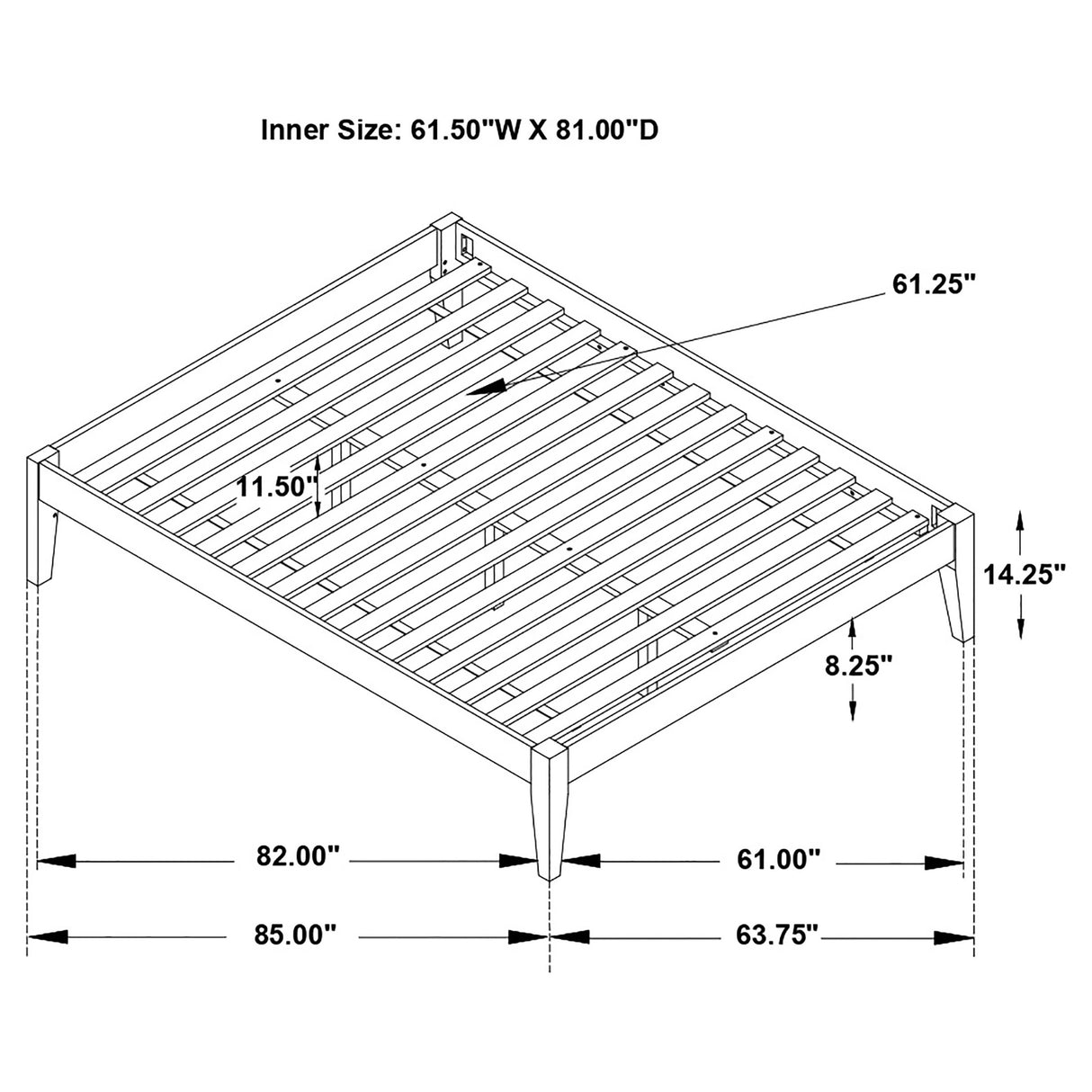 Hounslow Platform Bed Base