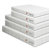 Daisy White 6" Bunkie Board Combo Mattress