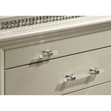Maddie Bed White & Silver